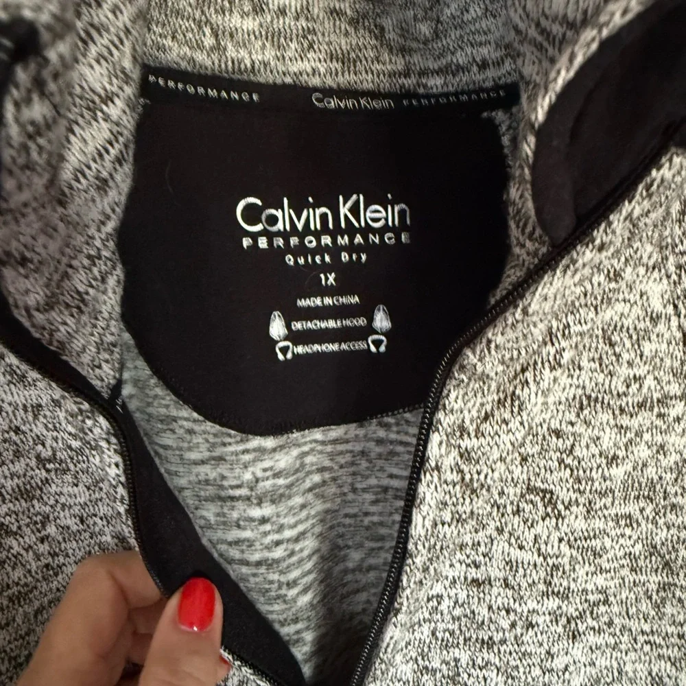 Calvin Klein Performance Coat Hood Removable - Picture 8 of 14